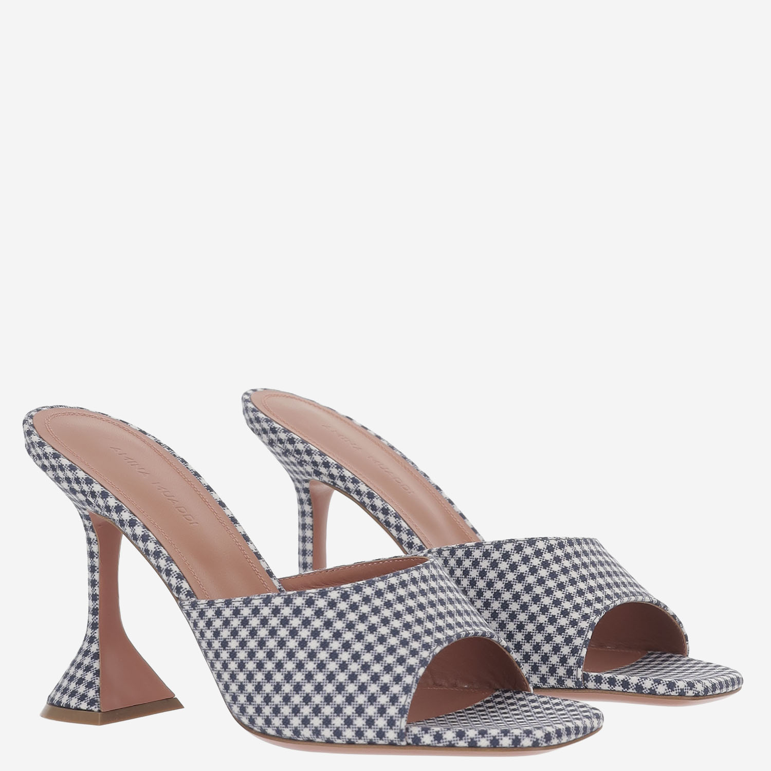 [Amina Muaddi] Pumps SS26 LUPITASLIPPER95BLUEWHITE