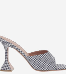 [Amina Muaddi] Pumps SS26 LUPITASLIPPER95BLUEWHITE