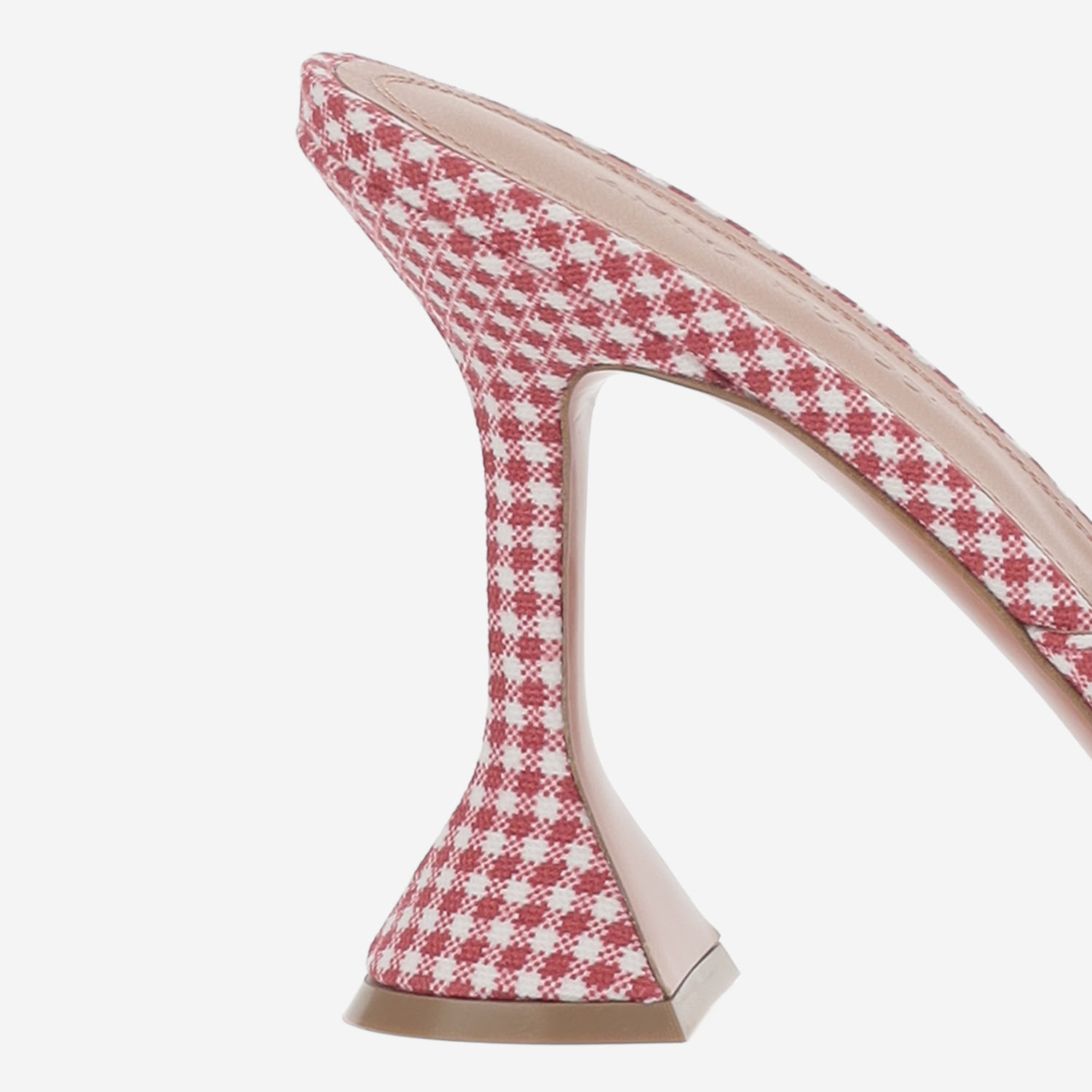 [Amina Muaddi] Pumps SS26 LUPITASLIPPER95REDWHITE