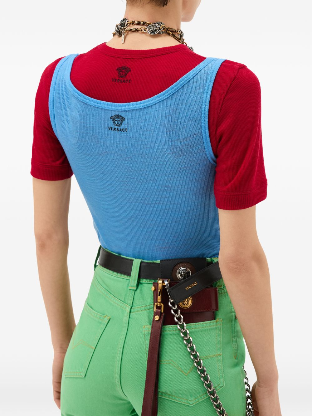 [Versace] T-shirts Sleeveless SS26 10236981A175481V440