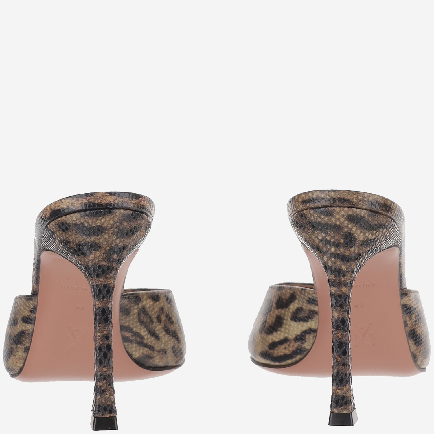 [Amina Muaddi] Pumps SS26 ALEXASLIPPER95LEOPARDSNAKE