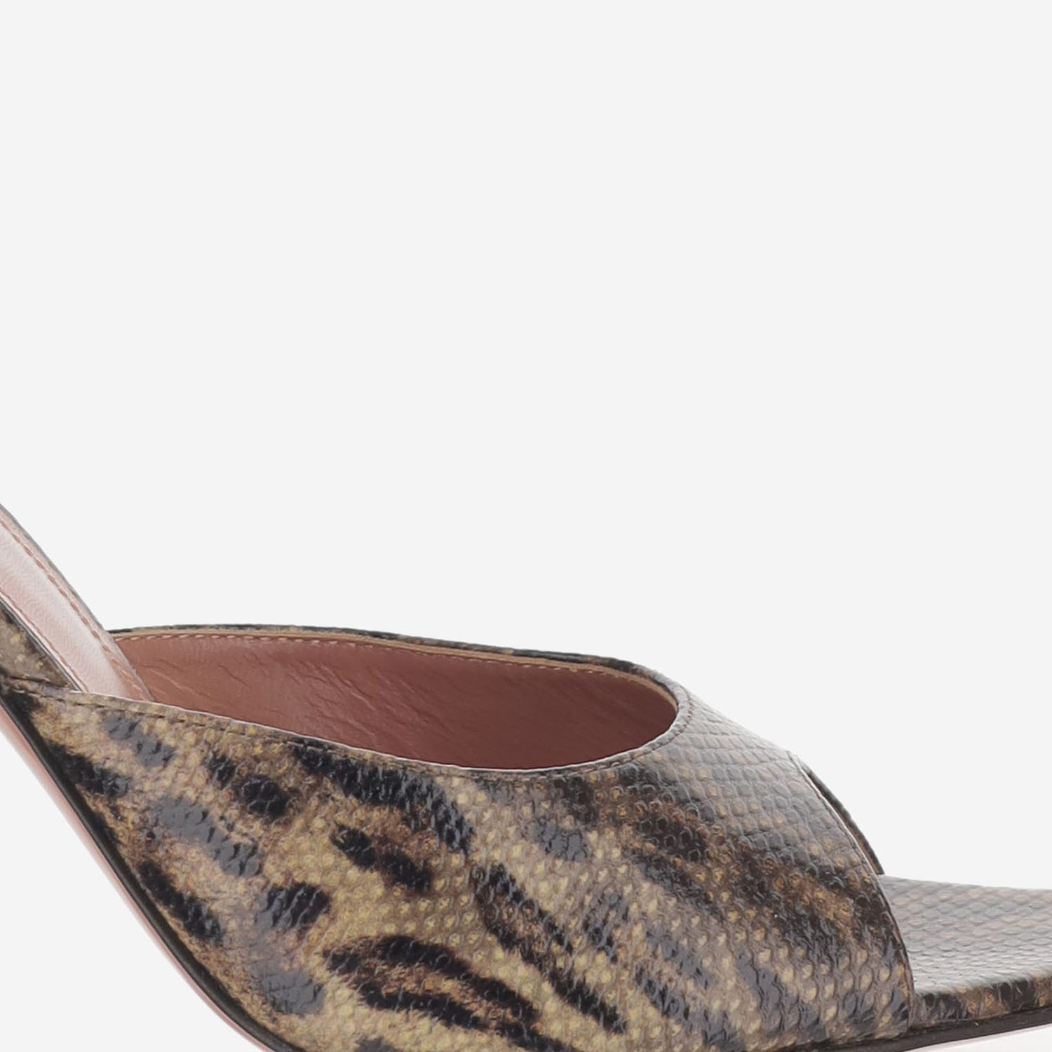 [Amina Muaddi] Pumps SS26 ALEXASLIPPER95LEOPARDSNAKE