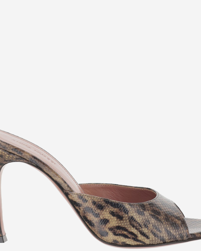 [Amina Muaddi] Pumps SS26 ALEXASLIPPER95LEOPARDSNAKE