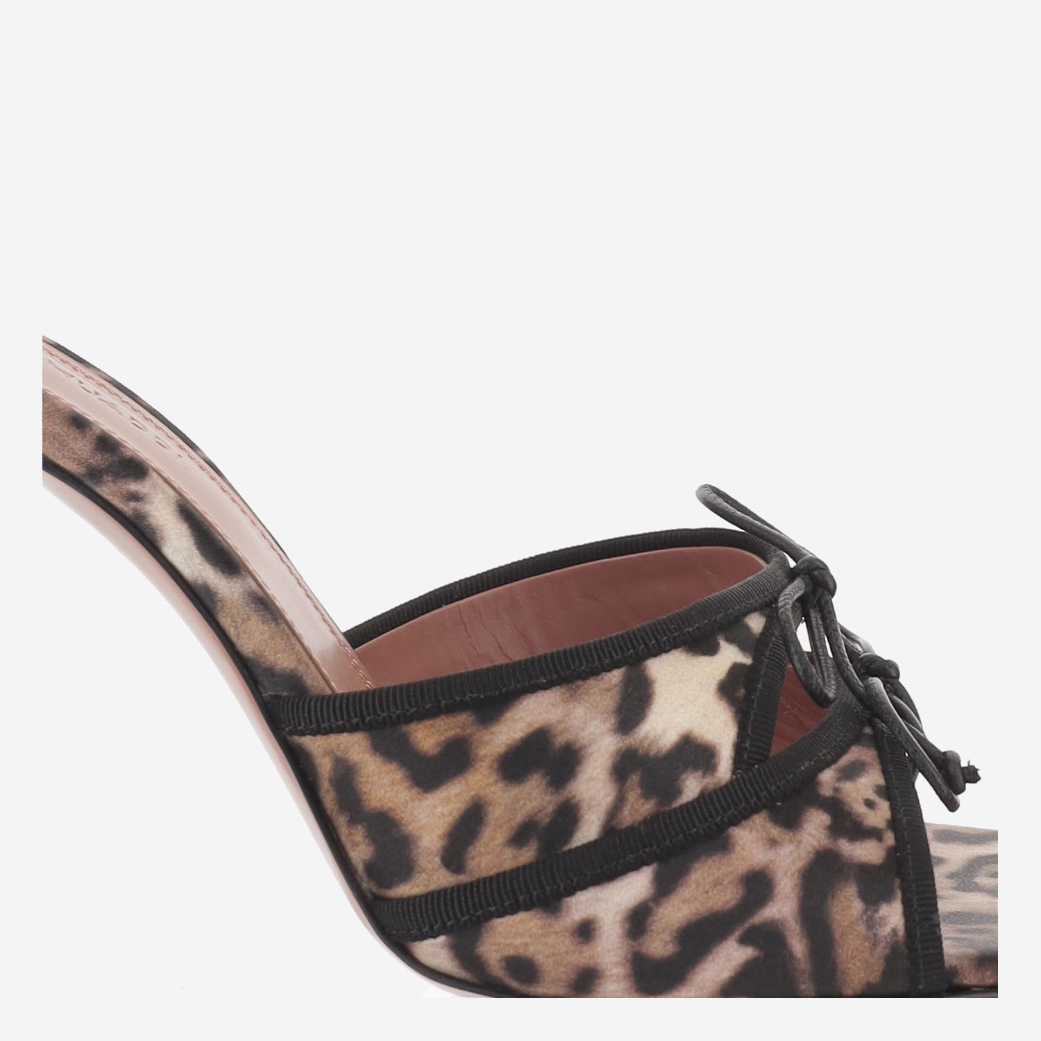 [Amina Muaddi] Pumps SS26 ELEONORASLIPPER95LEOPARDBLACK