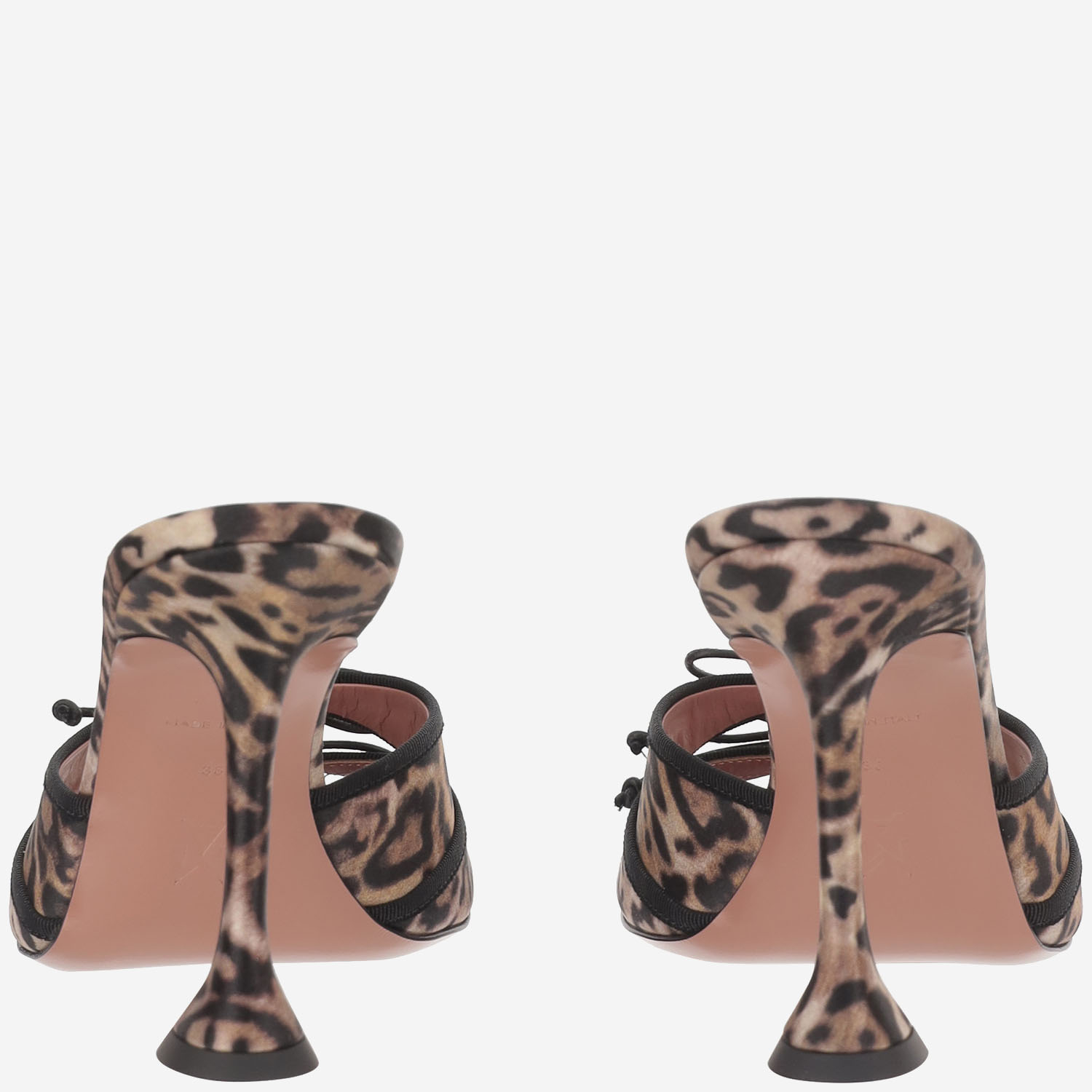[Amina Muaddi] Pumps SS26 ELEONORASLIPPER95LEOPARDBLACK