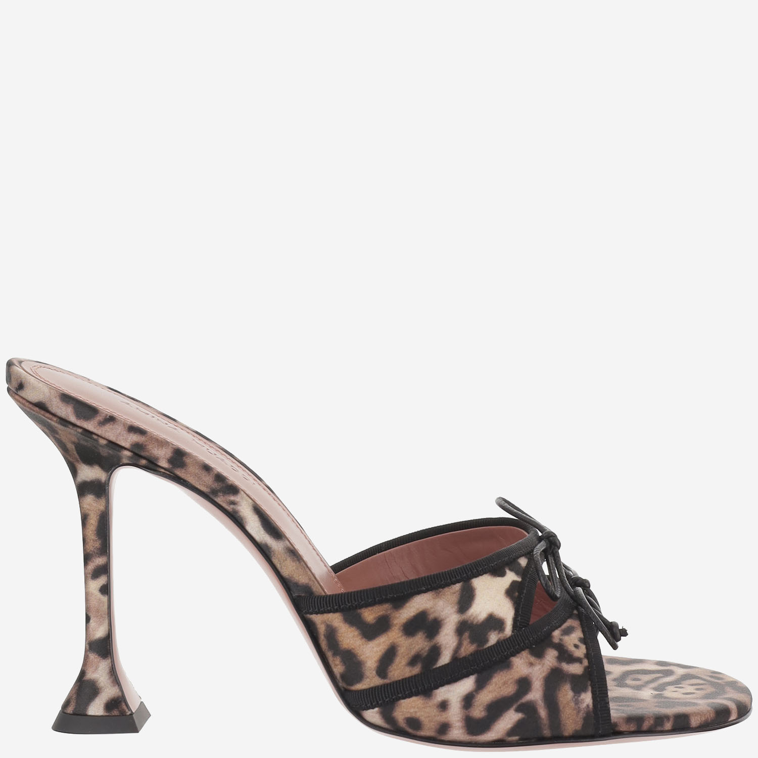 [Amina Muaddi] Pumps SS26 ELEONORASLIPPER95LEOPARDBLACK