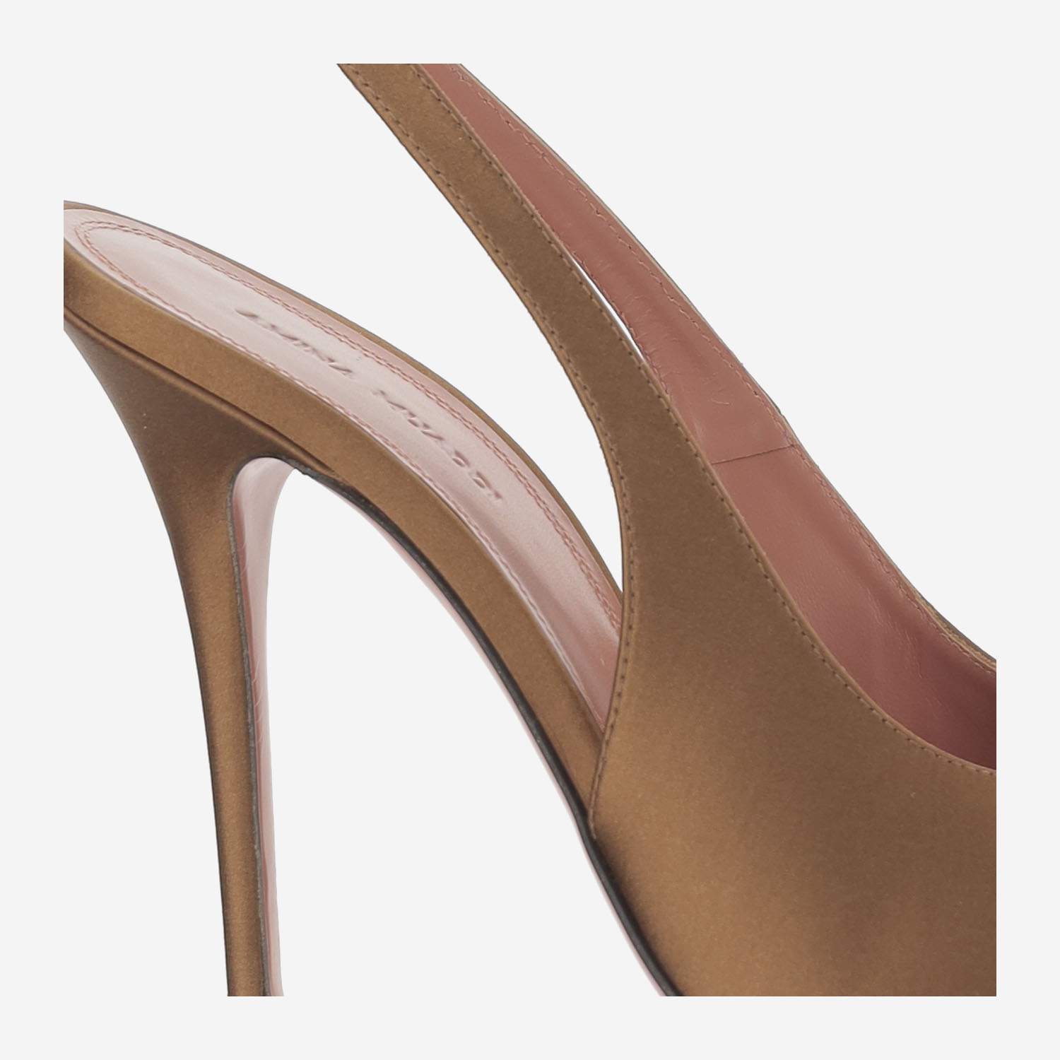 [Amina Muaddi] Pumps SS26 KRISTINASLING105MOCHA