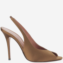 [Amina Muaddi] Pumps SS26 KRISTINASLING105MOCHA