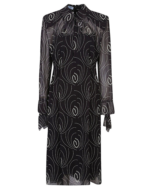 [Prada] Long sleeve dress SS24 P3M6314VNF0002