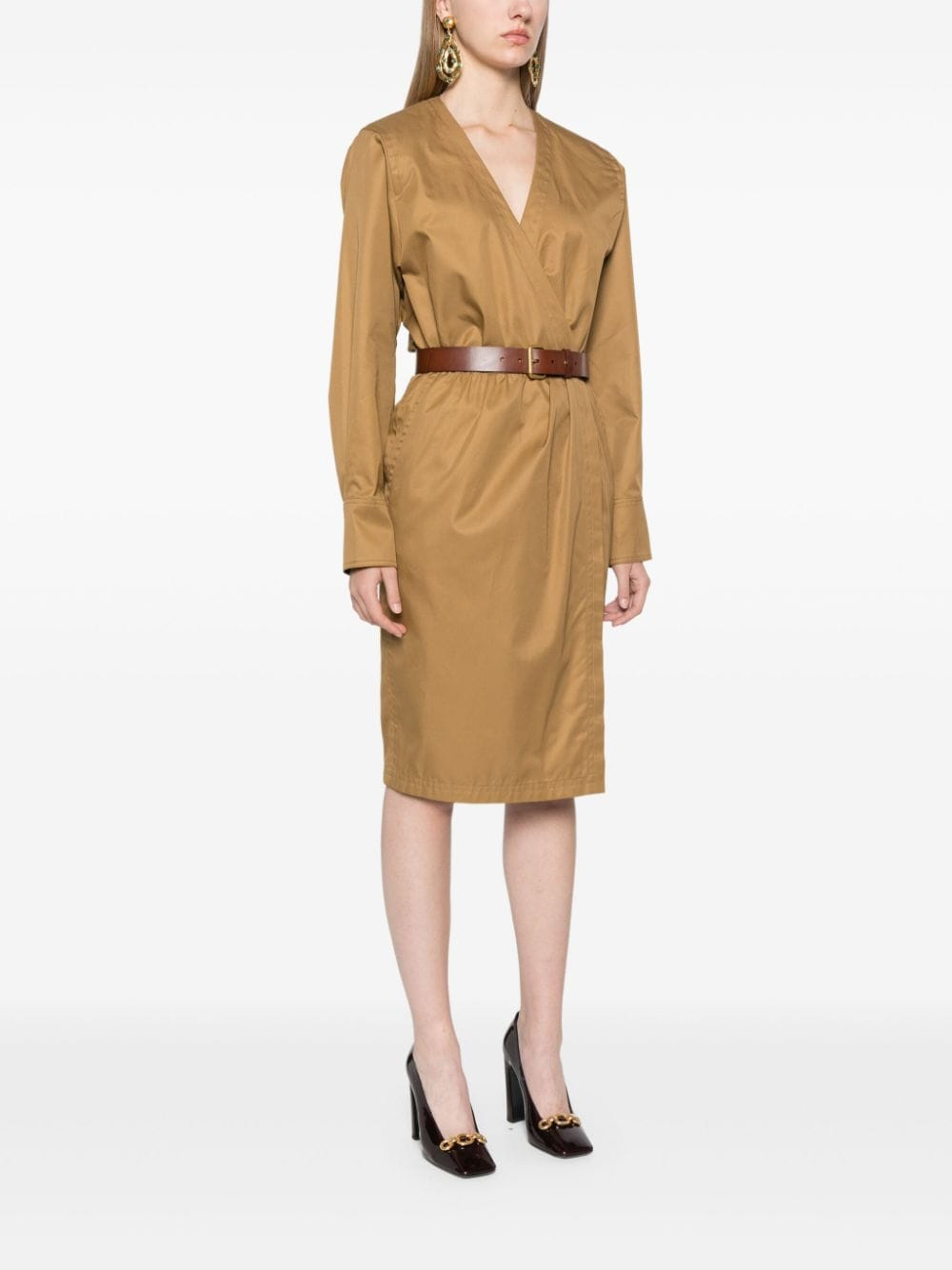 [Saint Laurent] Long sleeve dress SS24 792010Y3A992085