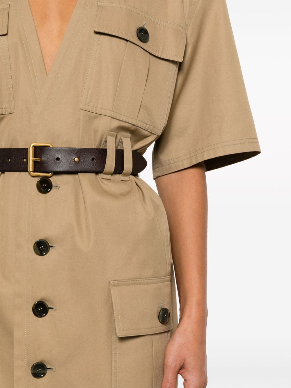 [Saint Laurent] Short sleeve dress SS24 790089Y3A992611