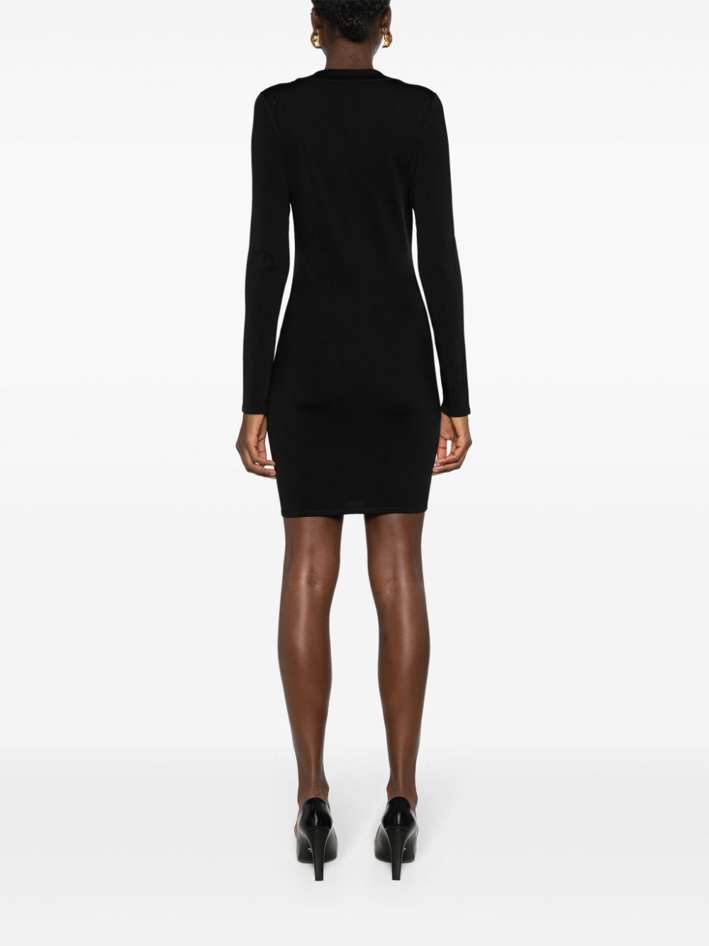[Saint Laurent] Long sleeve dress SS24 782641Y76EO1000