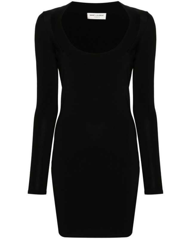 [Saint Laurent] Long sleeve dress SS24 782641Y76EO1000