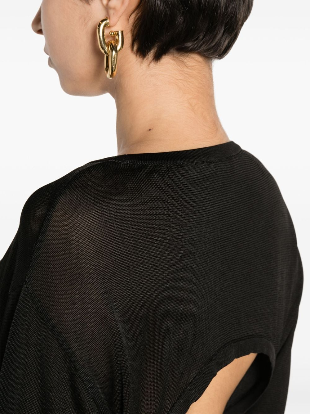 [Saint Laurent] Long sleeve dress SS24 776019Y76LT1000