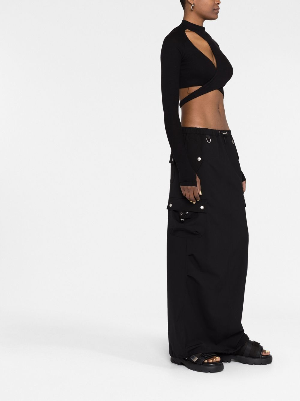 [Coperni] Midi skirt SS24 COPJ21BIS106CBLACK