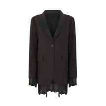 [Our Legacy] Blazer SS26 W2260RSB_SOOTBLACKTECHFLAX