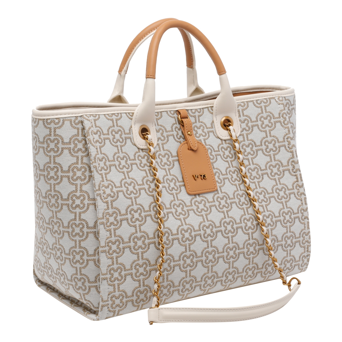 [V°73] Tote bag SS26 73BS8G201BEIGE/MULTICOLOR