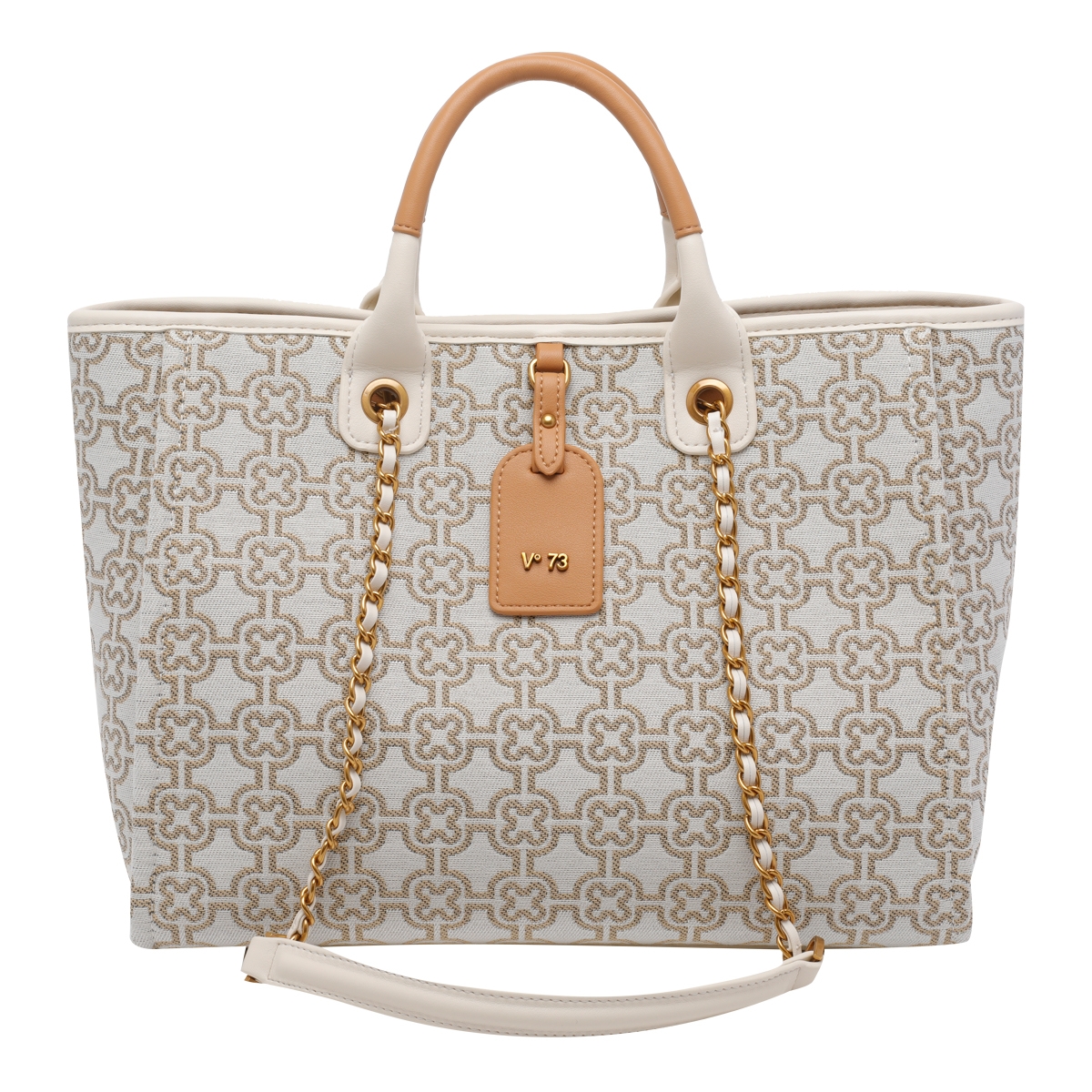 [V°73] Tote bag SS26 73BS8G201BEIGE/MULTICOLOR