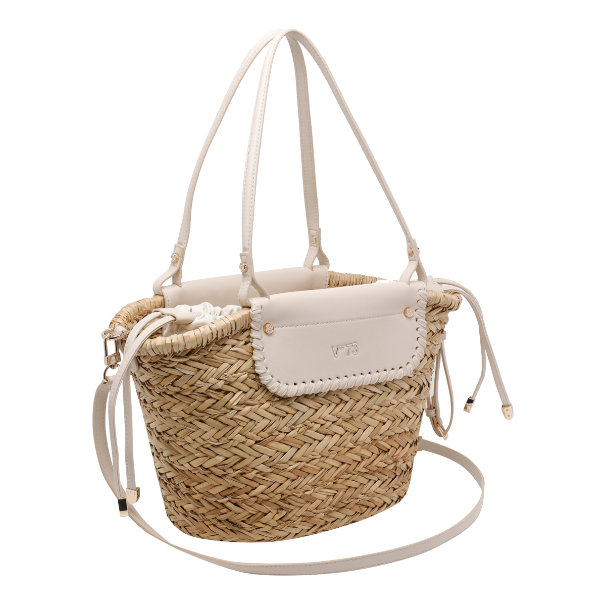[V°73] Shoulder bag SS26 73BS9N201OFF WHITE/NATURALE