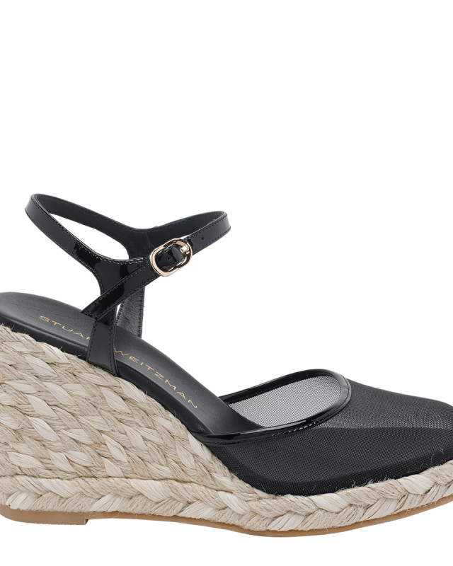 [Stuart Weitzman] Sandals SS26 SN776 BAREITALL ESPADRILLEMHGBLK
