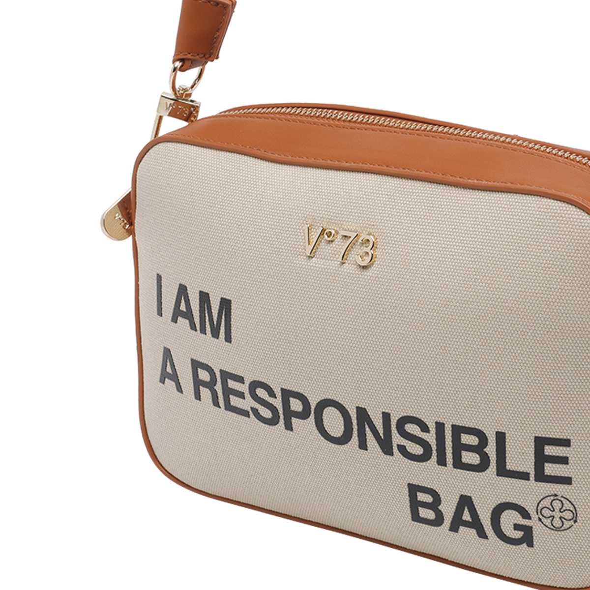 [V°73] Shoulder bag SS26 73BS9N006OFF WHITE/CUOIO