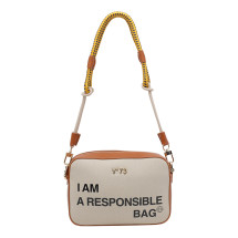 [V°73] Shoulder bag SS26 73BS9N006OFF WHITE/CUOIO