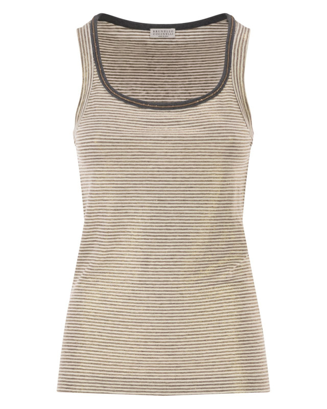 [Brunello Cucinelli] Tank top SS26 MQ977DU530 C2094
