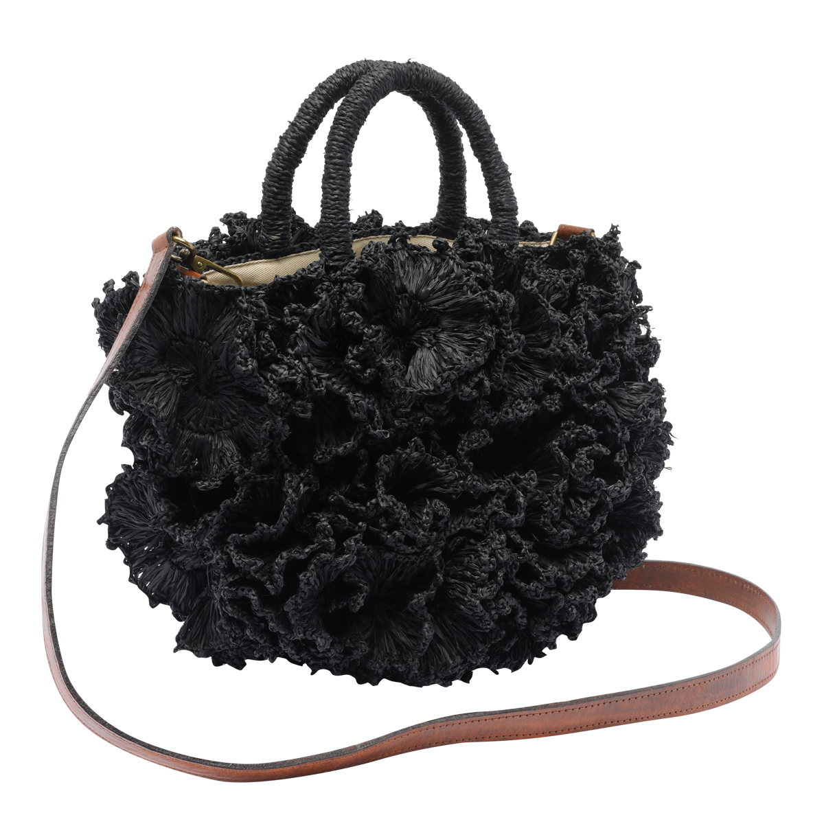[Ibeliv] Tote bag SS26 CORALBLACK