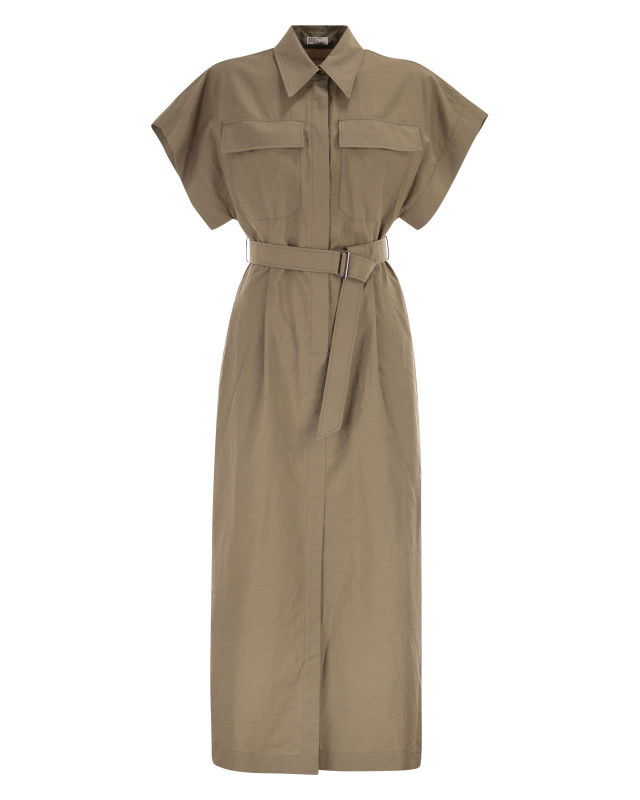 [Brunello Cucinelli] Short sleeve dress SS26 ML140A5475 C9325