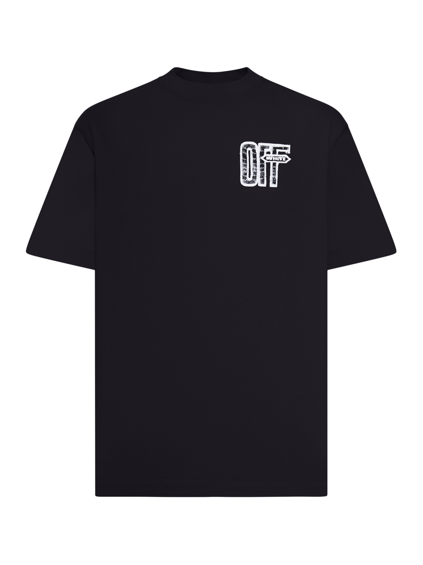 [Off-White] T-shirts Short Sleeve FW26 44MAA120F26J00Y001 BLACK