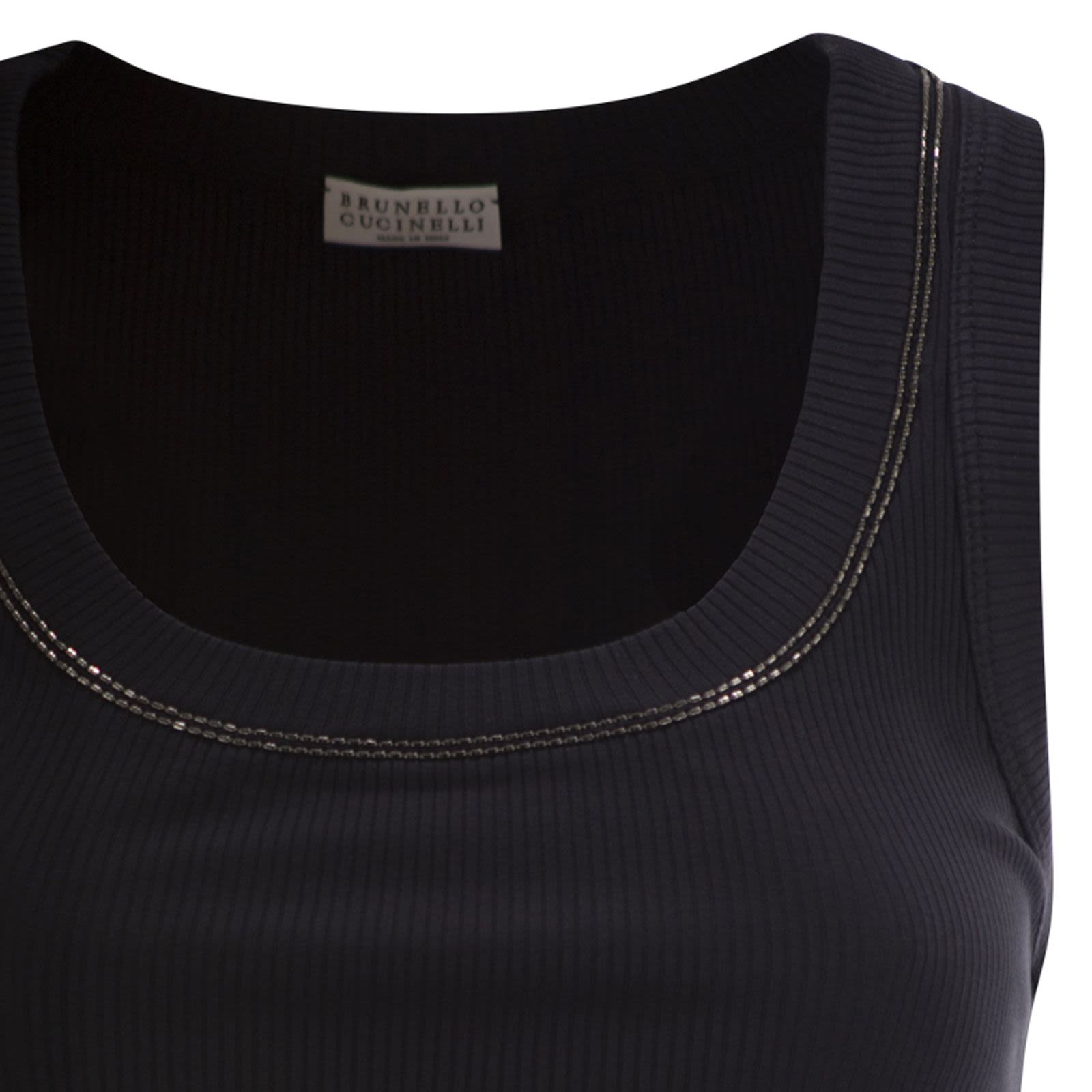 [Brunello Cucinelli] Tank top SS26 MG902BW710 C4224