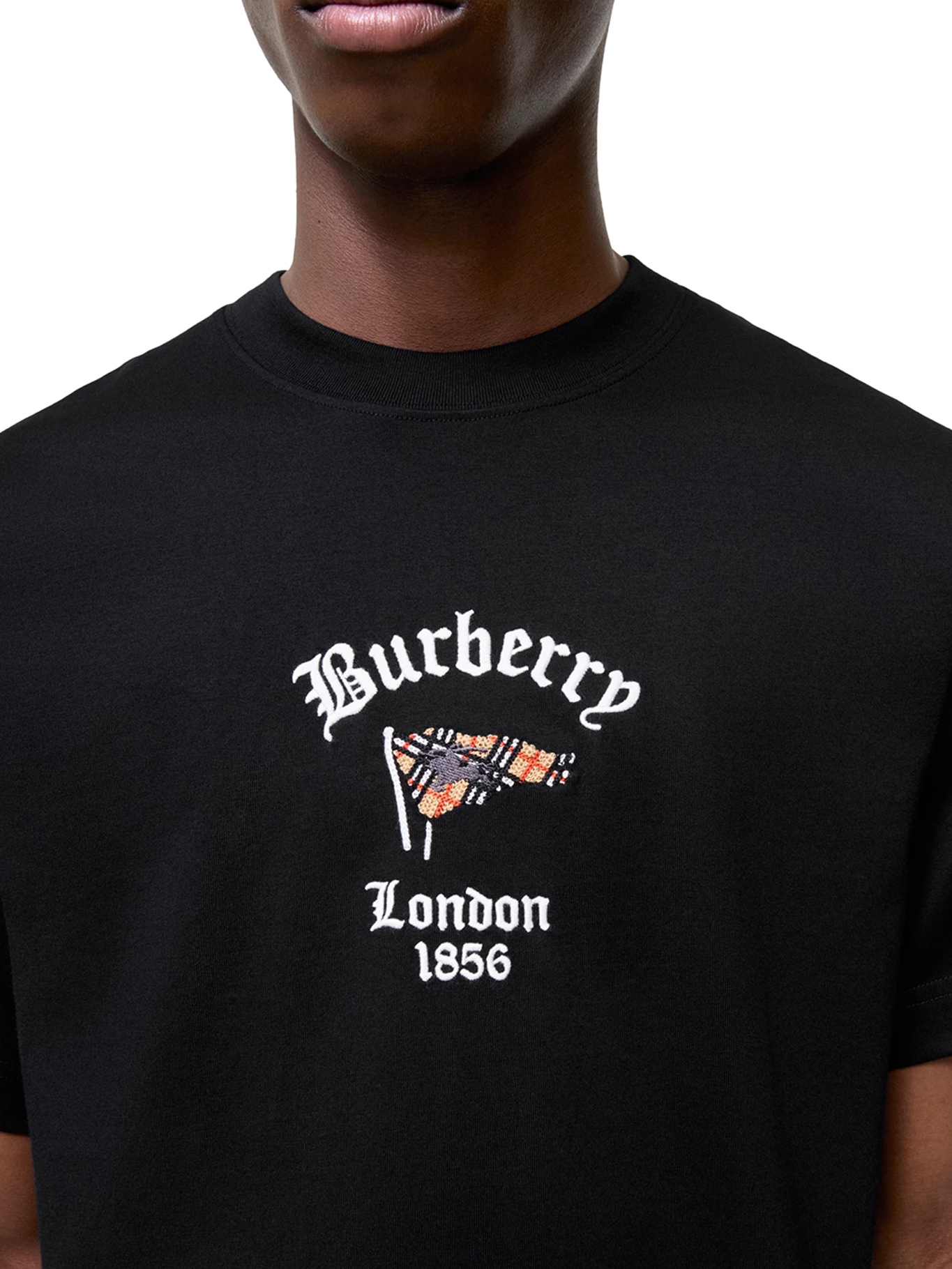 [Burberry] T-shirts Short Sleeve FW26 8128196A1189 BLACK