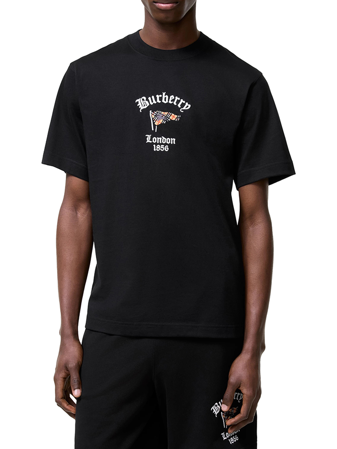 [Burberry] T-shirts Short Sleeve FW26 8128196A1189 BLACK