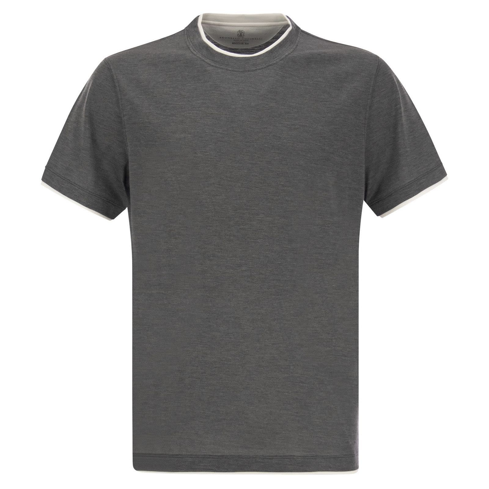 [Brunello Cucinelli] T-shirts Short Sleeve CO MD8217427 CWD40