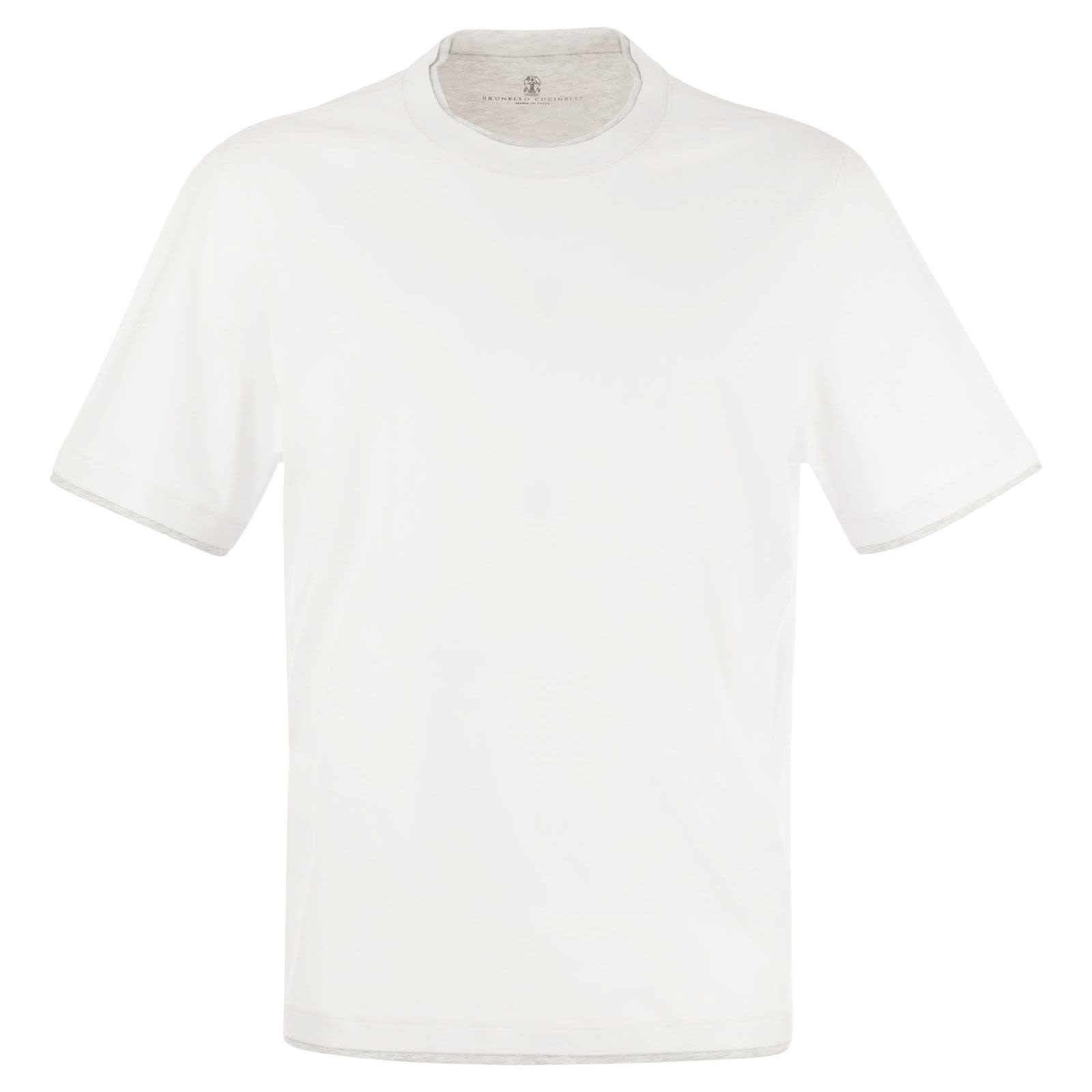 [Brunello Cucinelli] T-shirts Short Sleeve CO M0B137427 CW787