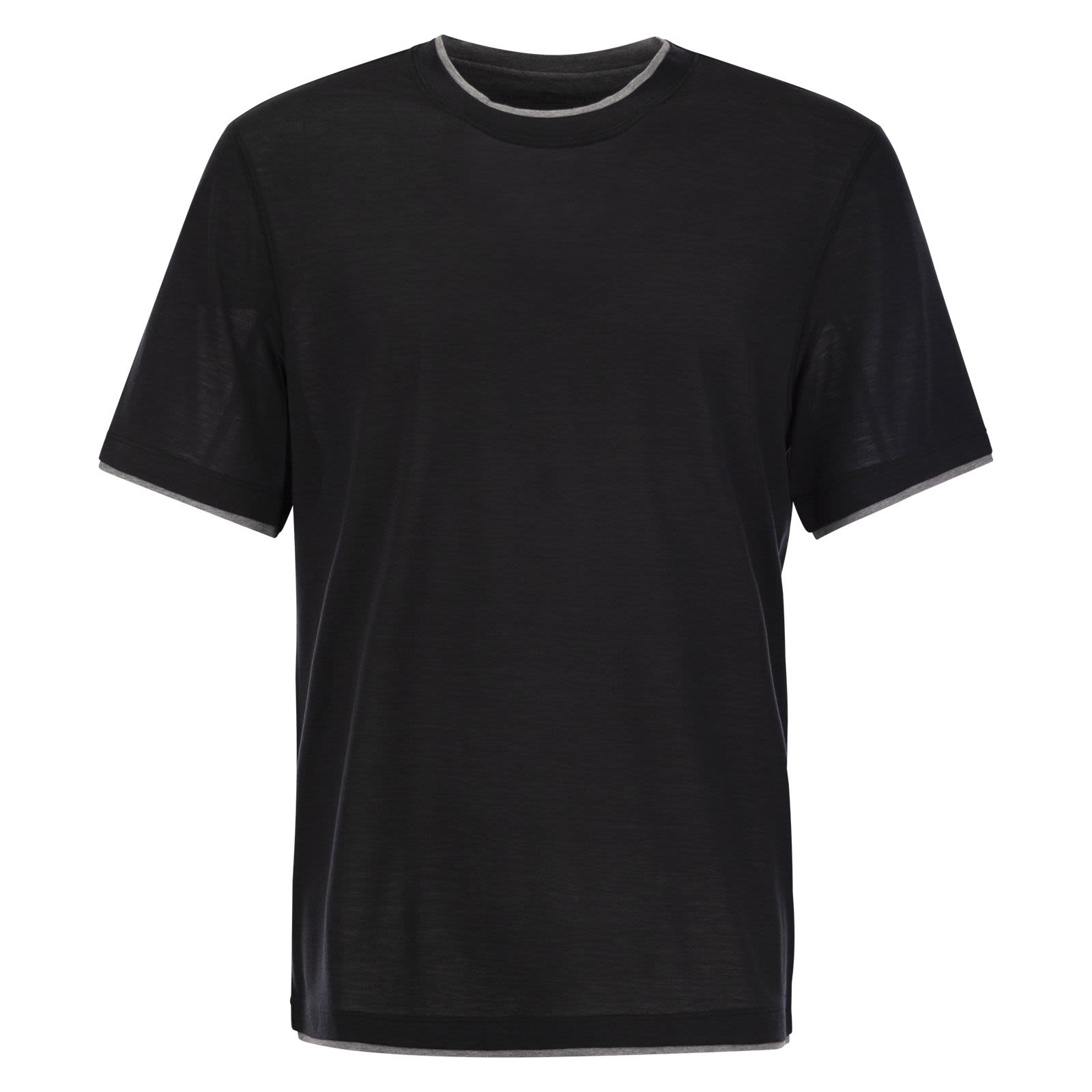[Brunello Cucinelli] T-shirts Short Sleeve CO MD8217427 CCB75