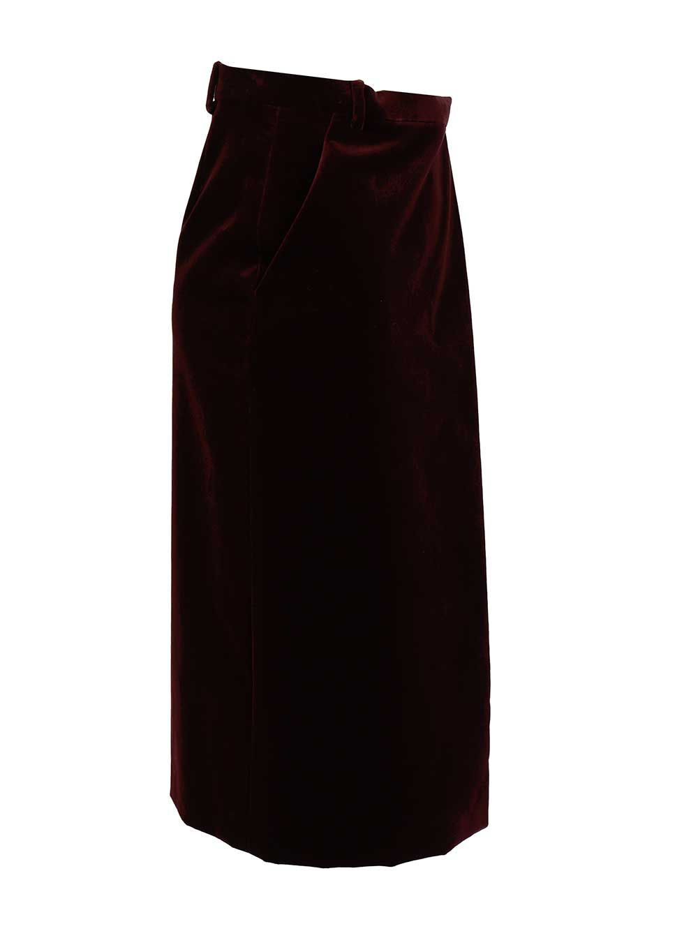[Saint Laurent] Midi skirt FW25 826769Y615W6500