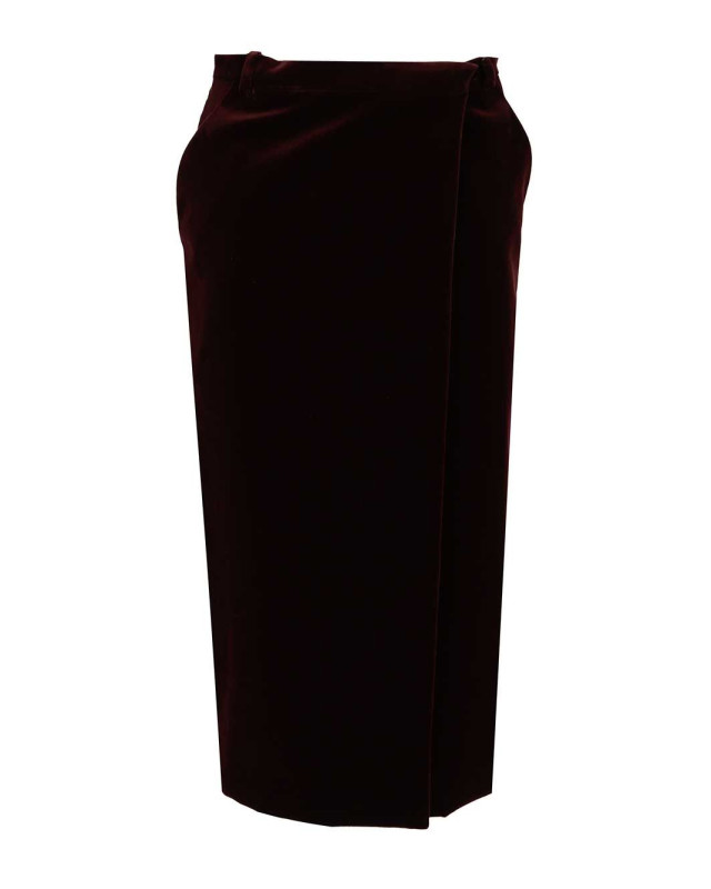 [Saint Laurent] Midi skirt FW25 826769Y615W6500