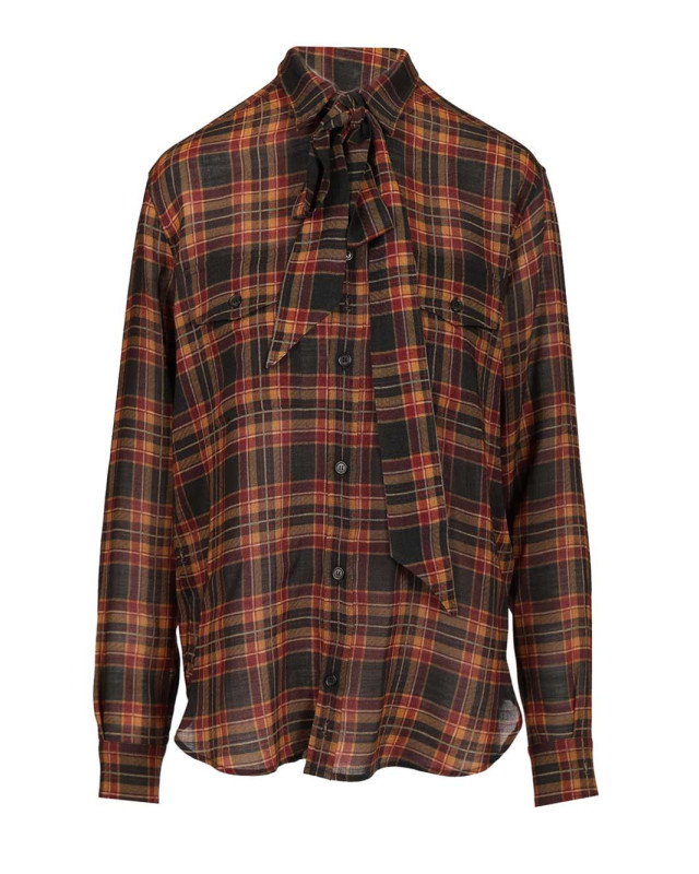 [Saint Laurent] Shirts Long Sleeve FW25 838891Y26ZA6703