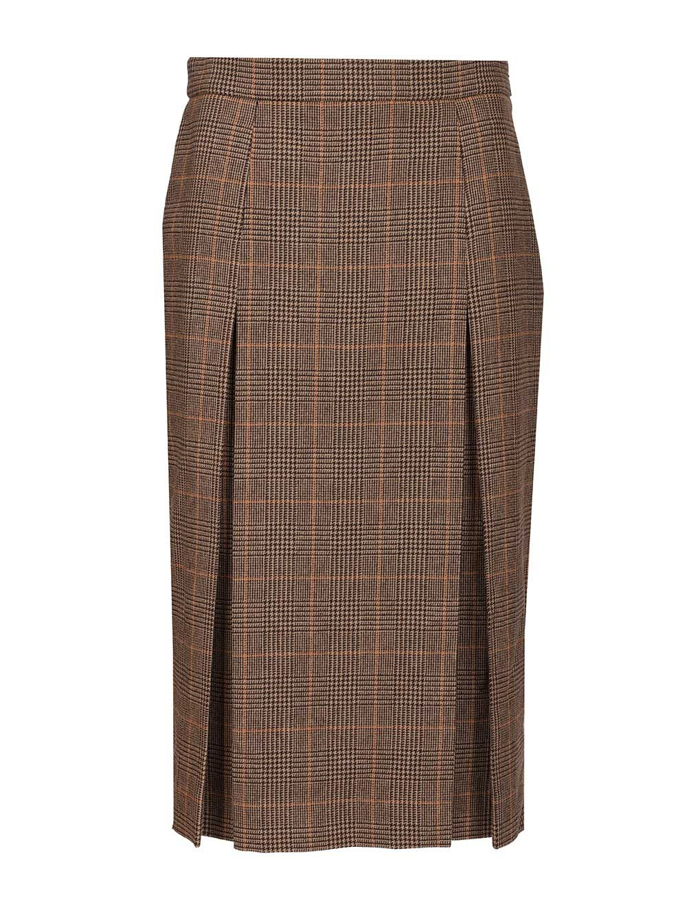 [Saint Laurent] Midi skirt FW25 831068Y3J459217
