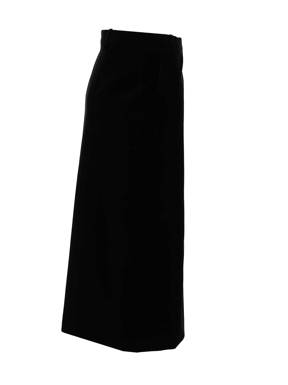 [Saint Laurent] Long skirt FW25 826769Y580T1000