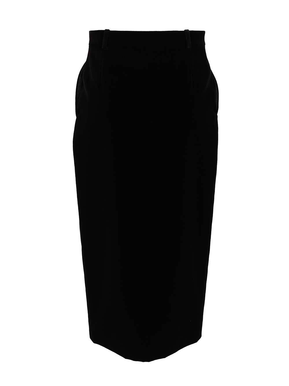 [Saint Laurent] Long skirt FW25 826769Y580T1000