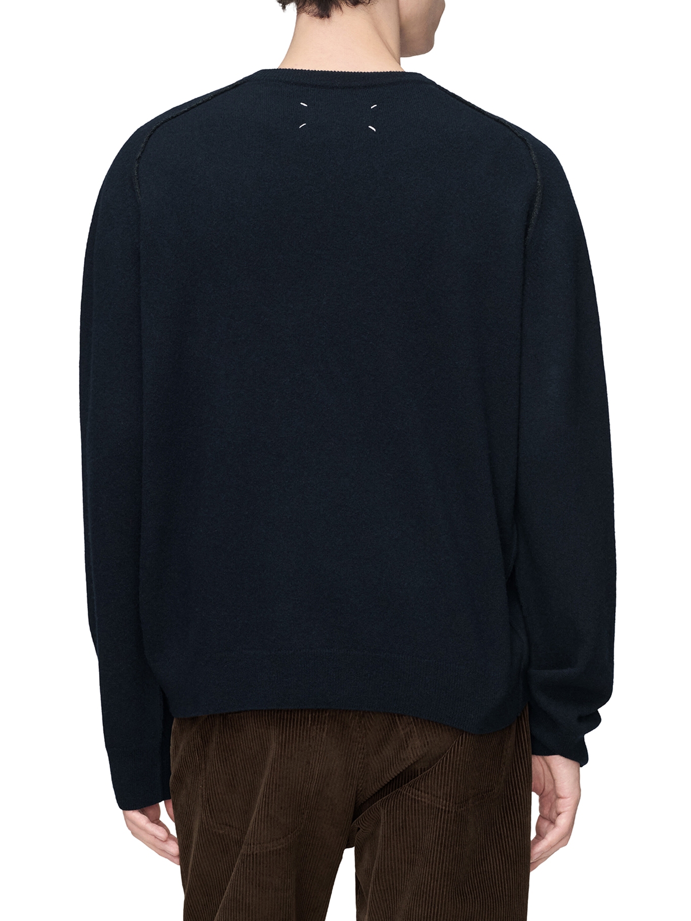 [Maison Margiela] Knitwear FW26 S50HL0070M13303511F NAVY DARK GREY