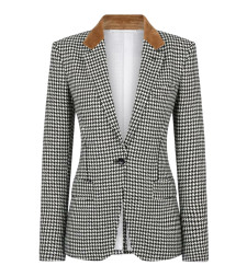 [Tom Ford] Blazer FW26 GI3114FAX1641NWA BLACK WHITE