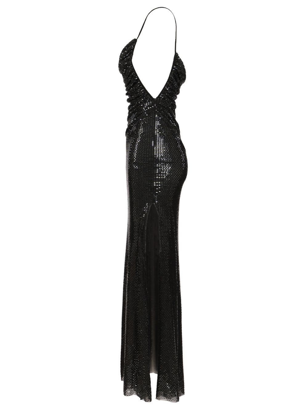 [Self-portrait] Sleeveless dress CO PF26-041X-BBLACK