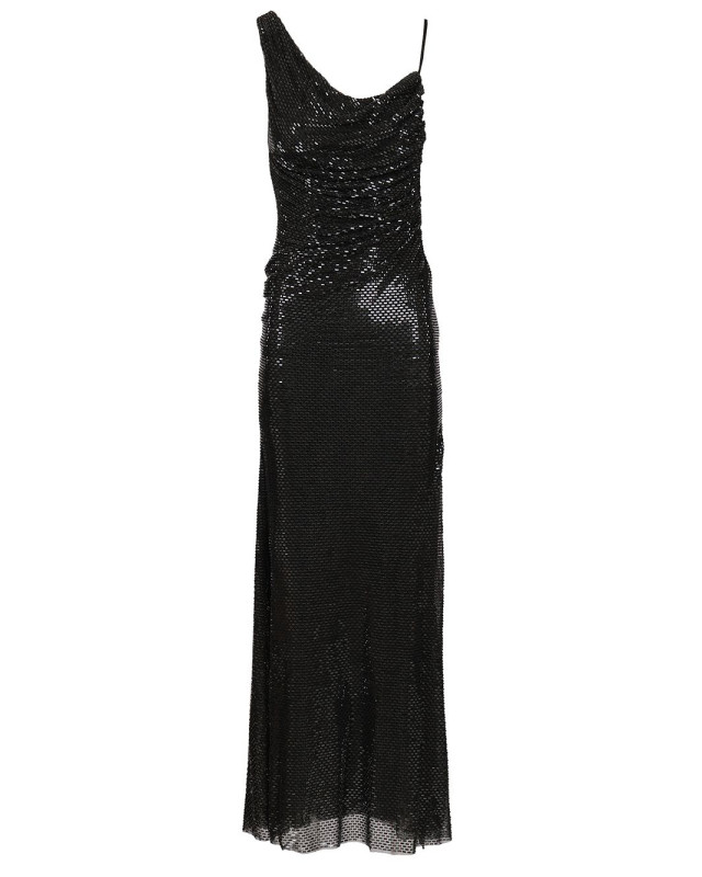 [Self-portrait] Sleeveless dress CO PF26-041X-BBLACK