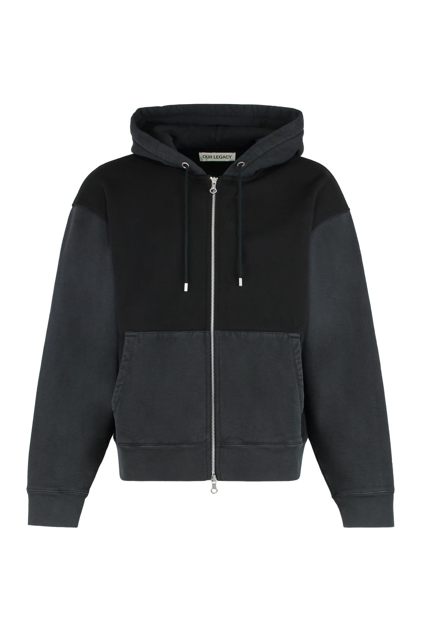 [Our Legacy] Zip Up FW25 M2256RP_PIGMENTBLACKHEFTYFLEECE