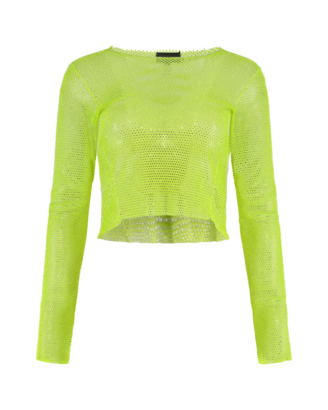 [Santa Brands] T-shirts Long Sleeve FW23 DIAMONDTOP_NEONLIME
