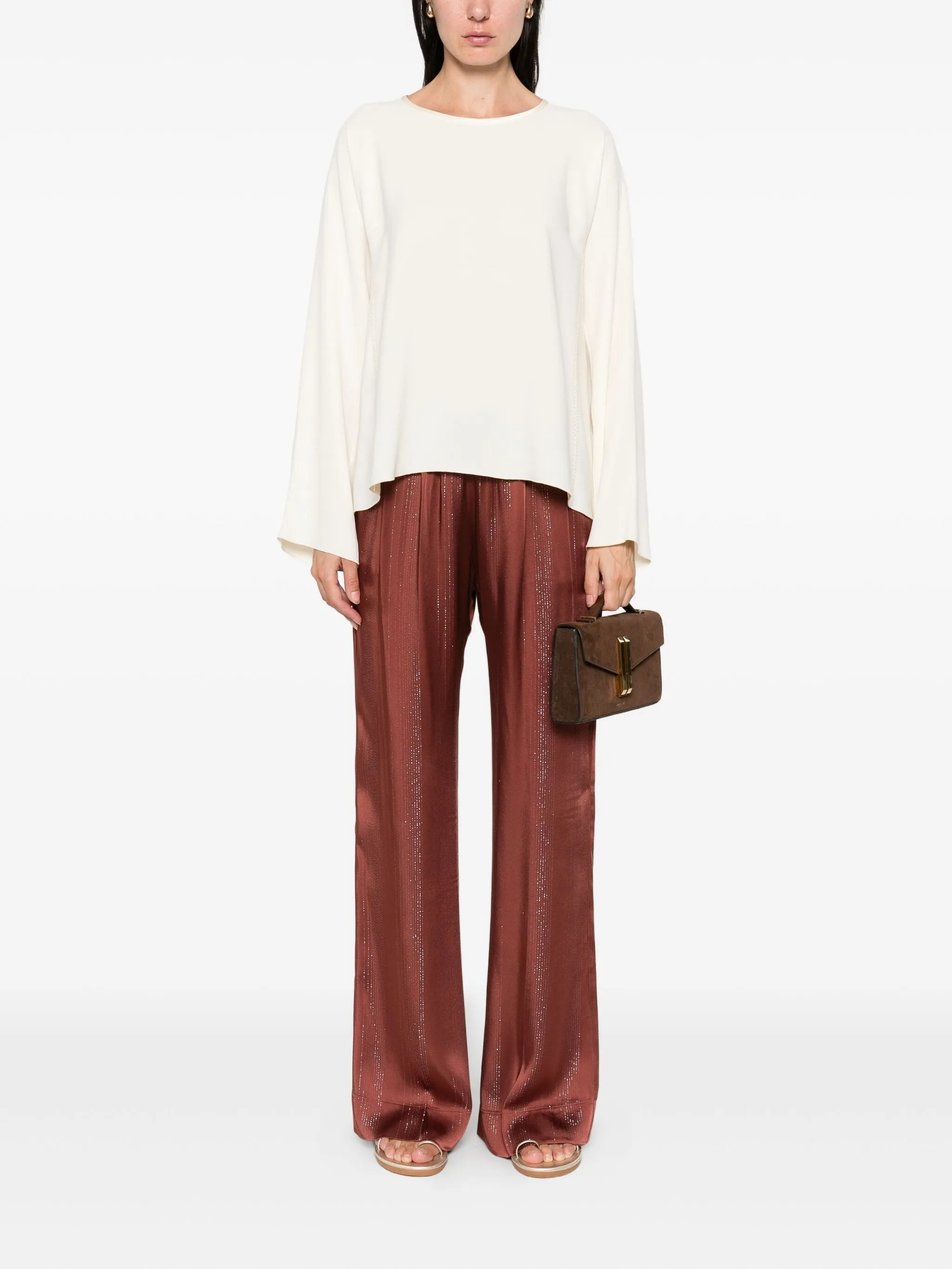 [Forte Forte] T-shirts Long Sleeve FW25 14063BISMYSHIRT