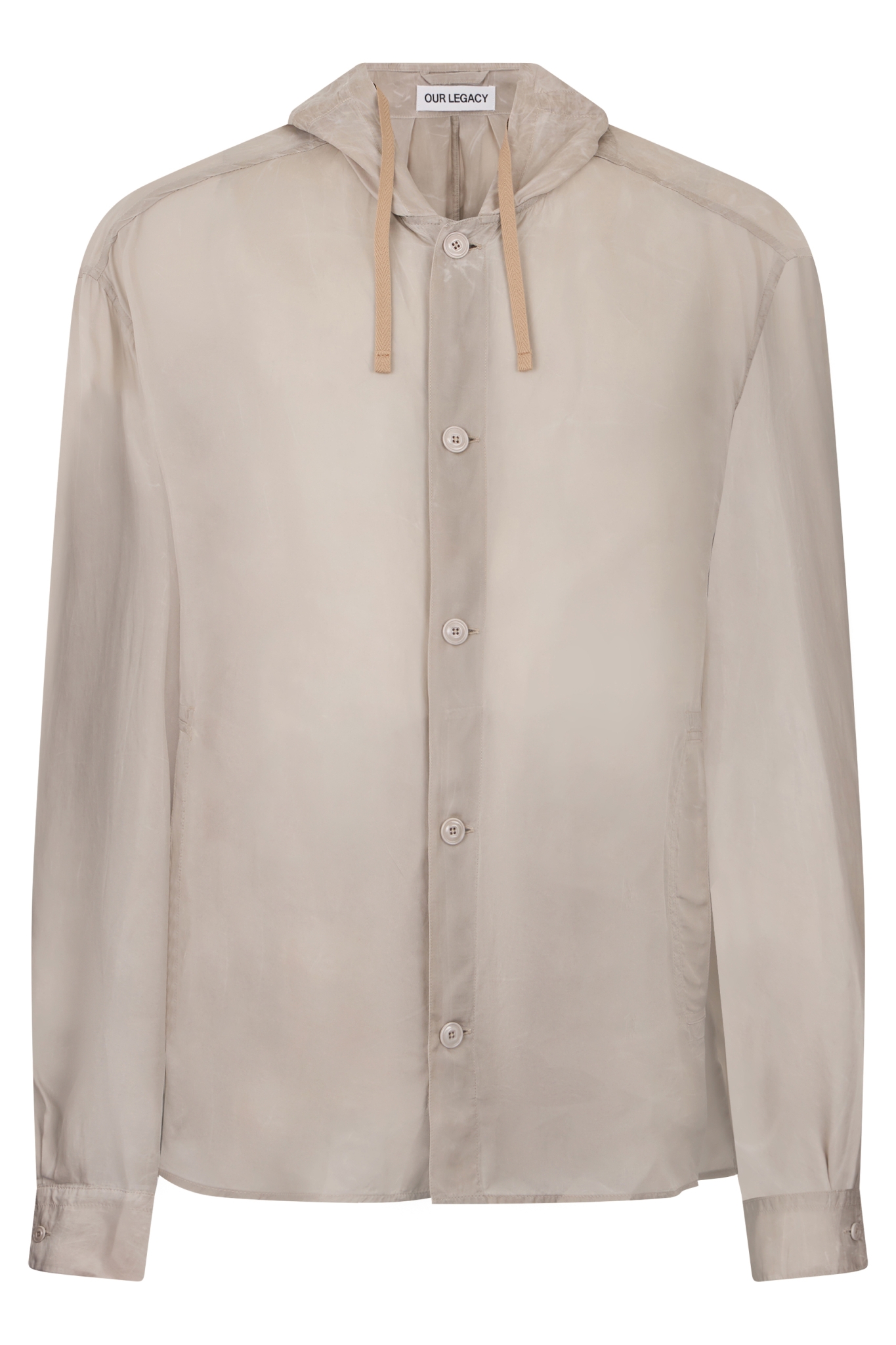 [Our Legacy] Shirts Long Sleeve SS26 M2262RW_GHOSTGREYWAXDIPPEDCUPRO